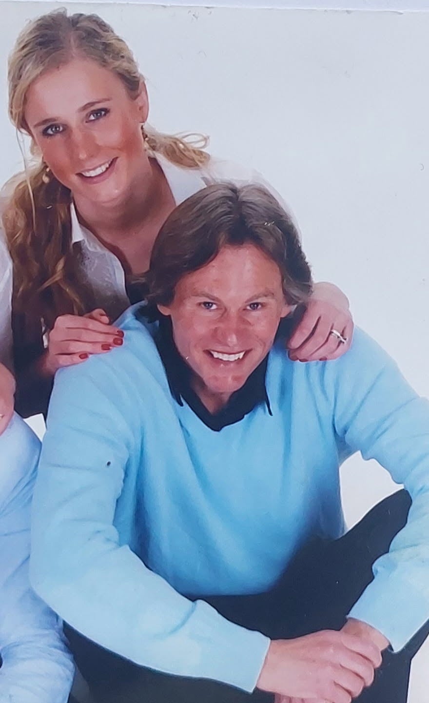 Martine i njezin otac Odd Petter Magnussen prije nego što se preselila u London