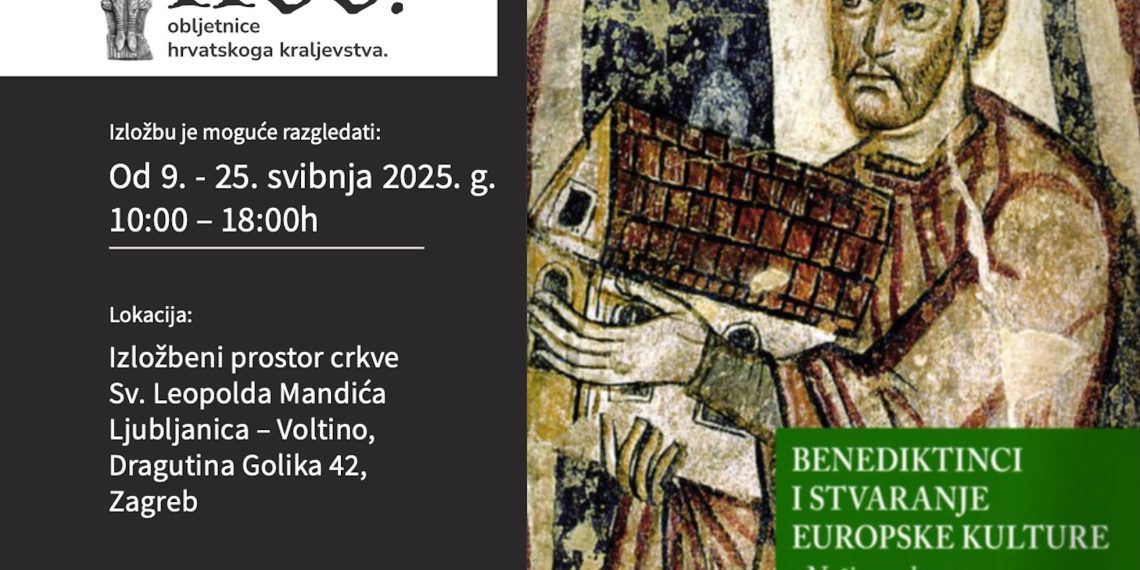 Izložba ‘Benediktinci stvaranje europske kulture’ za 1100 godina hrvatskog kraljevstva u Zagrebu
