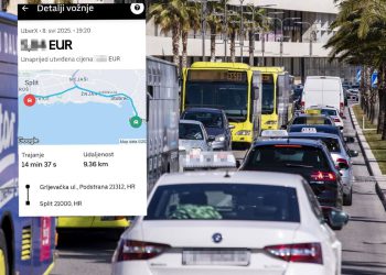 Javio nam se vozač Ubera iz Splita: ‘Evo sada objavite za koliko novca mi vozimo u našem gradu!’