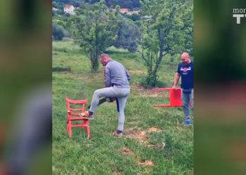 Kandidat za šibenskog dožupana motornom pilom pokazao što misli o “katrigama”