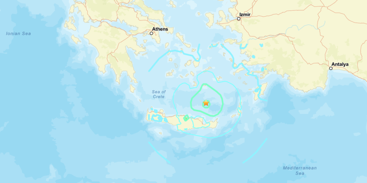 Kreta Potres najnovije: Upozorenje u Tsunami izdano kao grčki otok pogođen magnitudom 6 drhtanje