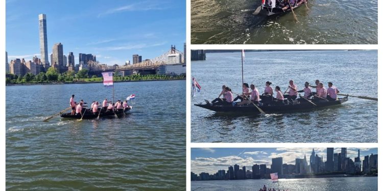 Lađari donijeli lađu u New York i odveslali maraton!