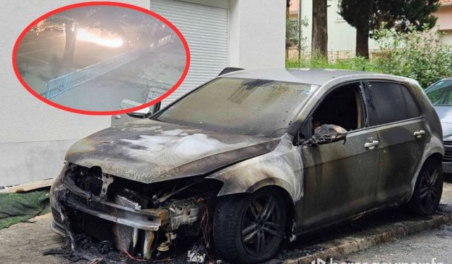 Maskirana osoba zapalila automobil u mostarskom naselju Donja Mahala