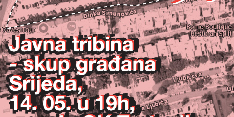 NAJAVA JAVNE TRIBINE U SPLITU: “Šta nam se sprema?” – Trstenik na prekretnici