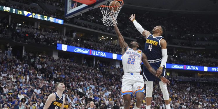 NBA doigravanje Denver-OKC 87-92: polufinalna serija West 2-2