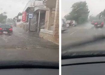 NEVRIJEME NA SPLITSKOM PODRUČJU Obilna kiša poplavila Čiovo: “Bujice i otežan promet!”