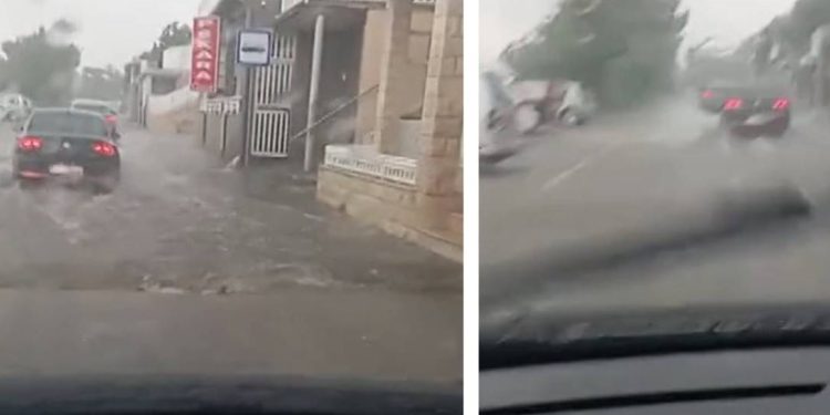 NEVRIJEME NA SPLITSKOM PODRUČJU Obilna kiša poplavila Čiovo: “Bujice i otežan promet!”