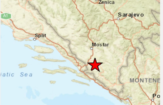 Novi potres, zatresla se Neretva