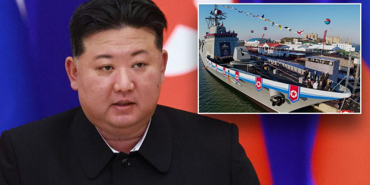Novi razarač Sjeverne Koreje oštećen u neuspjelom lansiranju, crtajući Ire Kim Jong Un