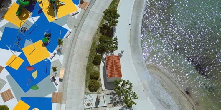 Novouređeno dječje igralište u Krku