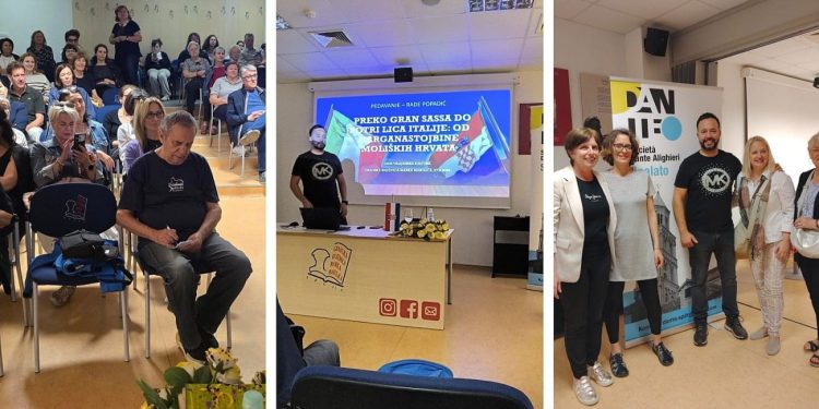 Od uspona na najviši vrh Apenina do Moliških Hrvata: Putopisno predavanje Rade Popadića u punom GKMM-u na Danima talijanske kulture