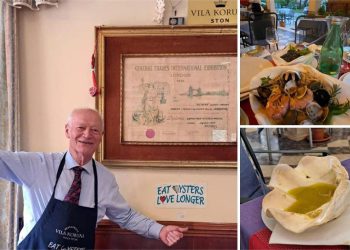 Ovo je najbolja delicija koju morate srkati, gutati ili gristi. Poslužuje se na ledu, a mi smo posjetili poznatog ugostitelja i pelješkog zeta: “Nema do domaćeg gosta”