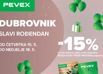 PEVEX u Dubrovniku slavi rođendan i časti kupce s 15 % popusta