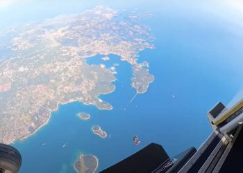 Padobranski sportski skokovi u NP Brijuni 2025