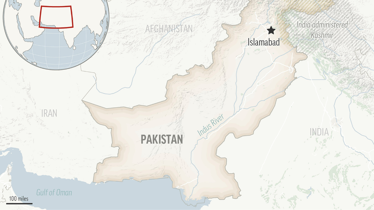 Pakistanska karta