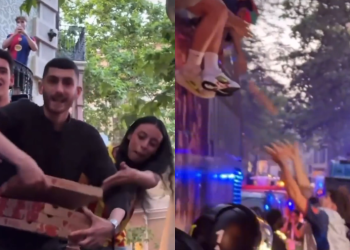 Pizze "kod kuće" Za … Yamal i pratioci. Barça tako slavi