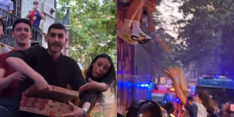 Pizze "kod kuće" Za … Yamal i pratioci. Barça tako slavi