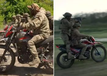 Po dvojica na motoru: Prva ukrajinska ‘bajkerska’ jedinica