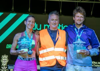 Pobjednici utrke Pelješkim mostom su Rita Biliš i Luka Rajčević