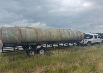 Policija zaustavlja nevinu prikolicu-samo kako bi otkrila operaciju krijumčarenja u izdubljenim balama sijena