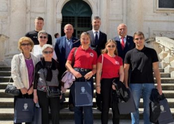 Predstavnici Gradskog društva Crvenog križa Dubrovnik u povodu obilježavanja Tjedna Crvenog križa kod Frankovića