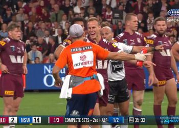 Prokleti novi snimci hvata trener NSW State of Origin Crveno u nesportskom činu