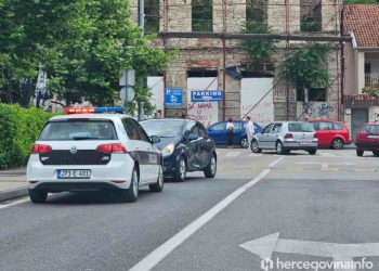 Prometna nesreća kod Lučkog mosta u Mostaru