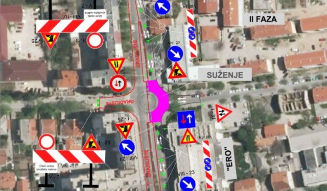 Promjena regulacije prometa u centru Mostara zbog radova