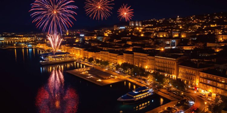 RIJEČKO SLAVLJE Prvaci s navijačima na Korzu feštali do dugo u noć