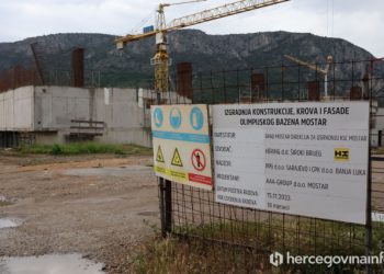 Radovi kasne, planovi ostaju: Može li Mostar dočekati olimpijski bazen do 2026.?