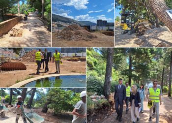 Radovi u parku Gradac napreduju kako je planirano, Franković: “Vjerujem da će sugrađani biti zadovoljni kad projekt bude gotov” (FOTO)