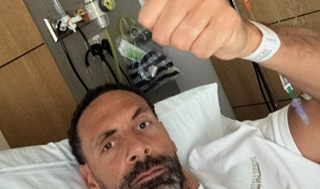 Rio Ferdinand do polufinala Miss Man United’s Europa League s atletskim Bilbaom na Old Traffordu nakon što je hospitaliziran s bolovima