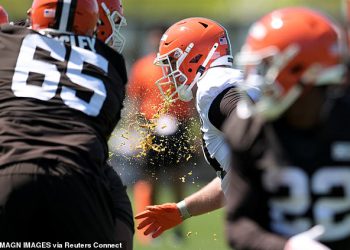 Rookie Cleveland Browns Mason Graham uhvaćen u bolesnom činu tijekom naporne prakse