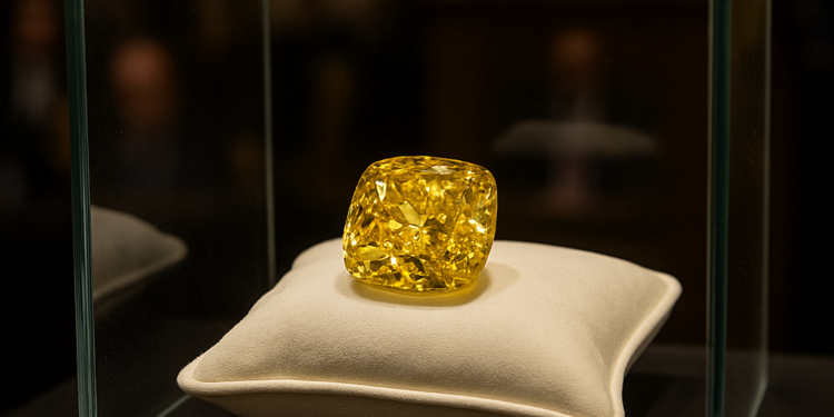 Ruska Alrosa na dražbu stavlja rijedak žuti dijamant težak više od 100 karata