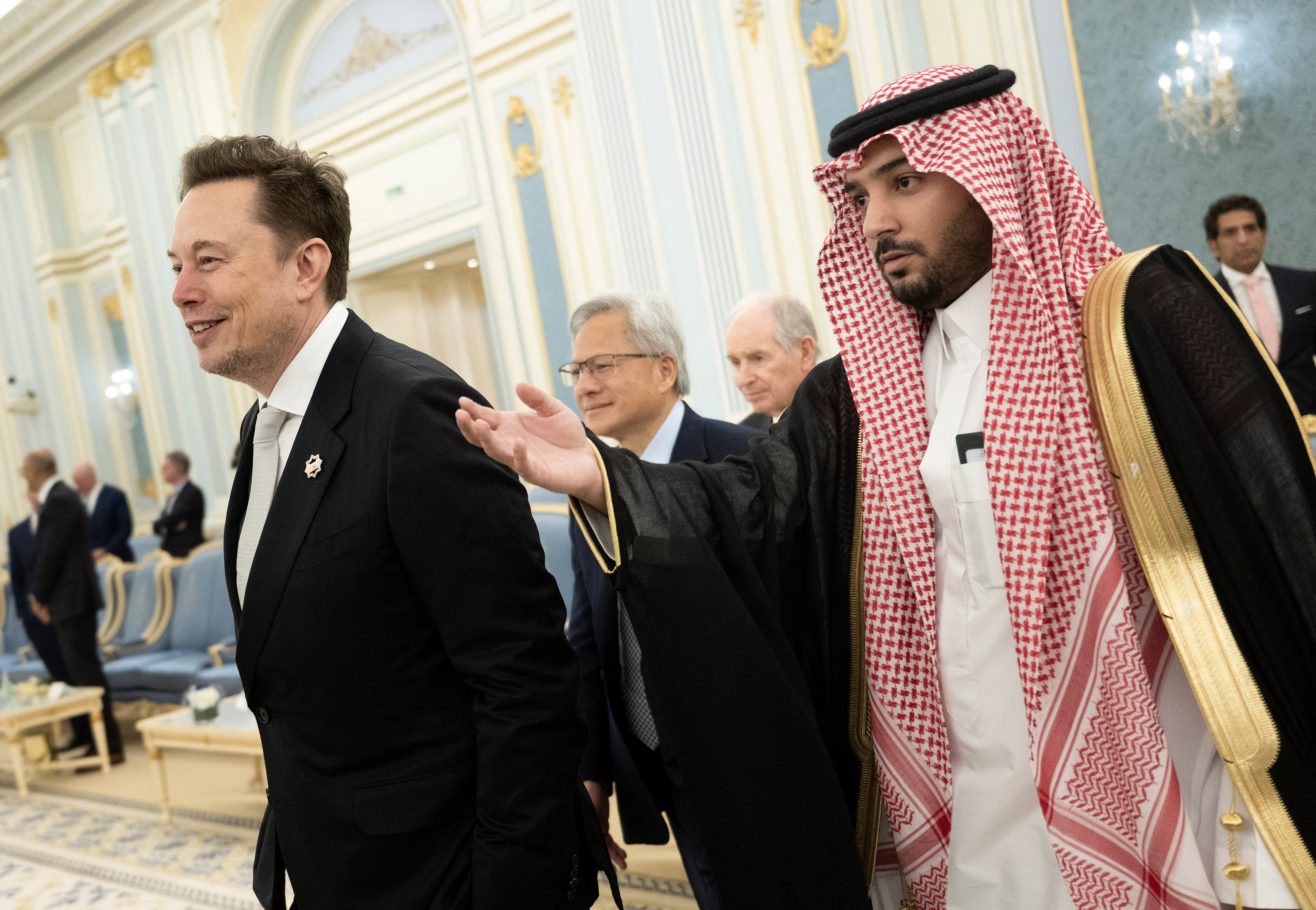 Elon Musk i Saudijski prestolonasljednik Mohammed bin Salman sastaju se u Rijadu, jer Trumpova administracija najavljuje milijarde dolara u AI ulaganjima između obje države