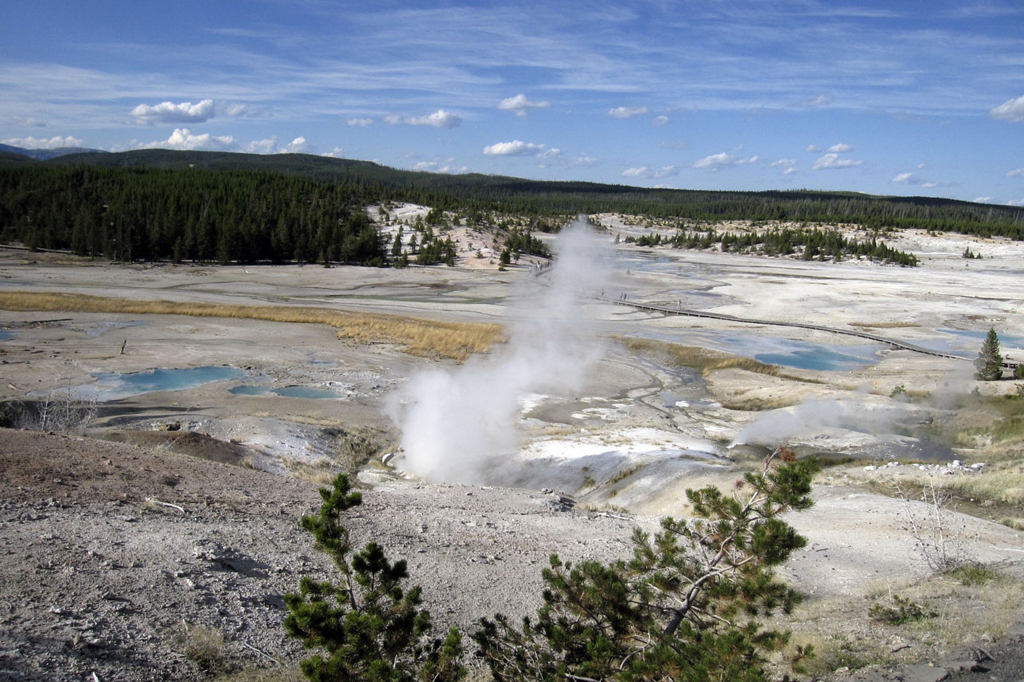 Yellowstone je poznat po svojim gejzirima