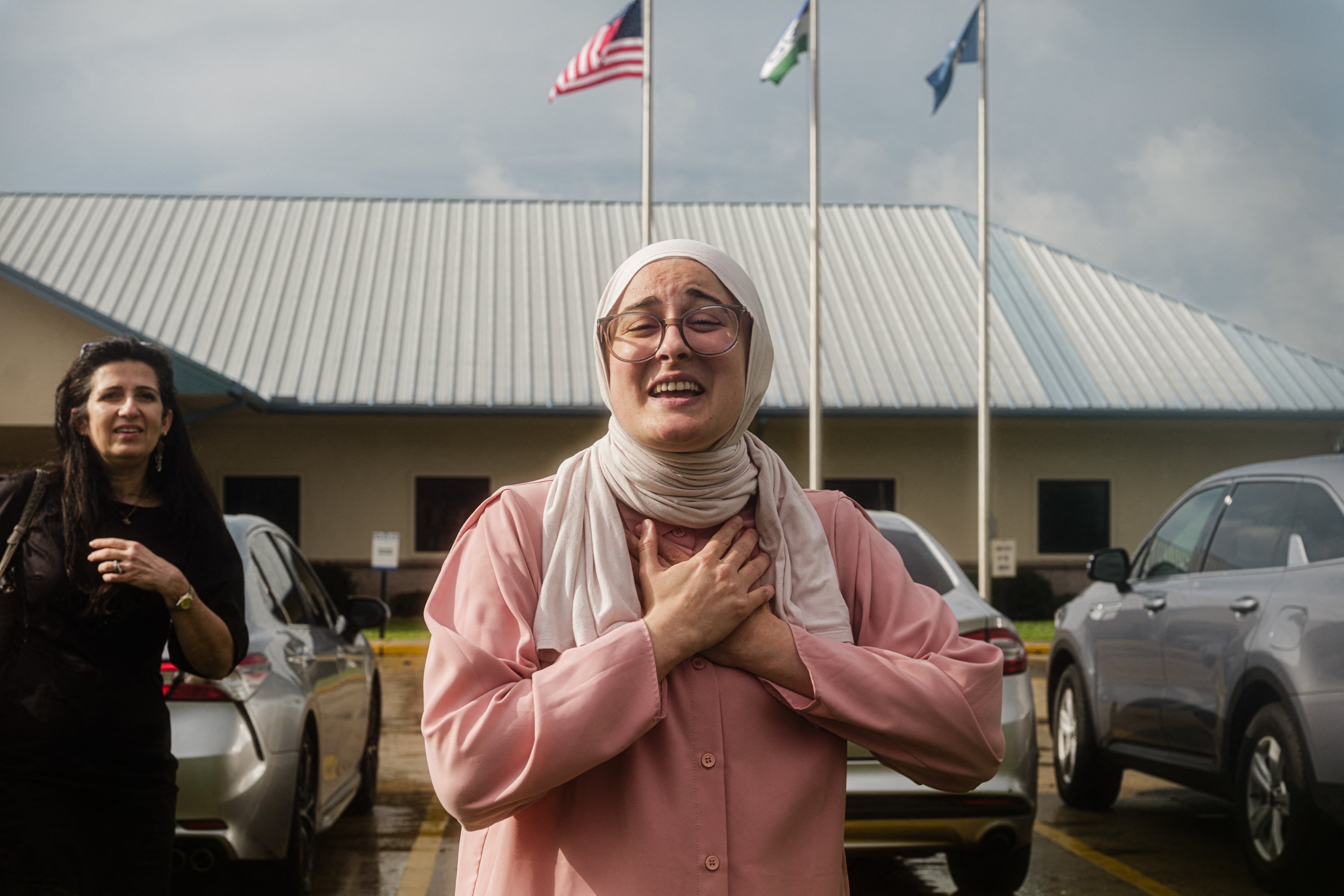 Rumeysa Ozturk napustila je ledeni objekt Louisiana u petak navečer nakon što je bio pritvoren šest tjedana