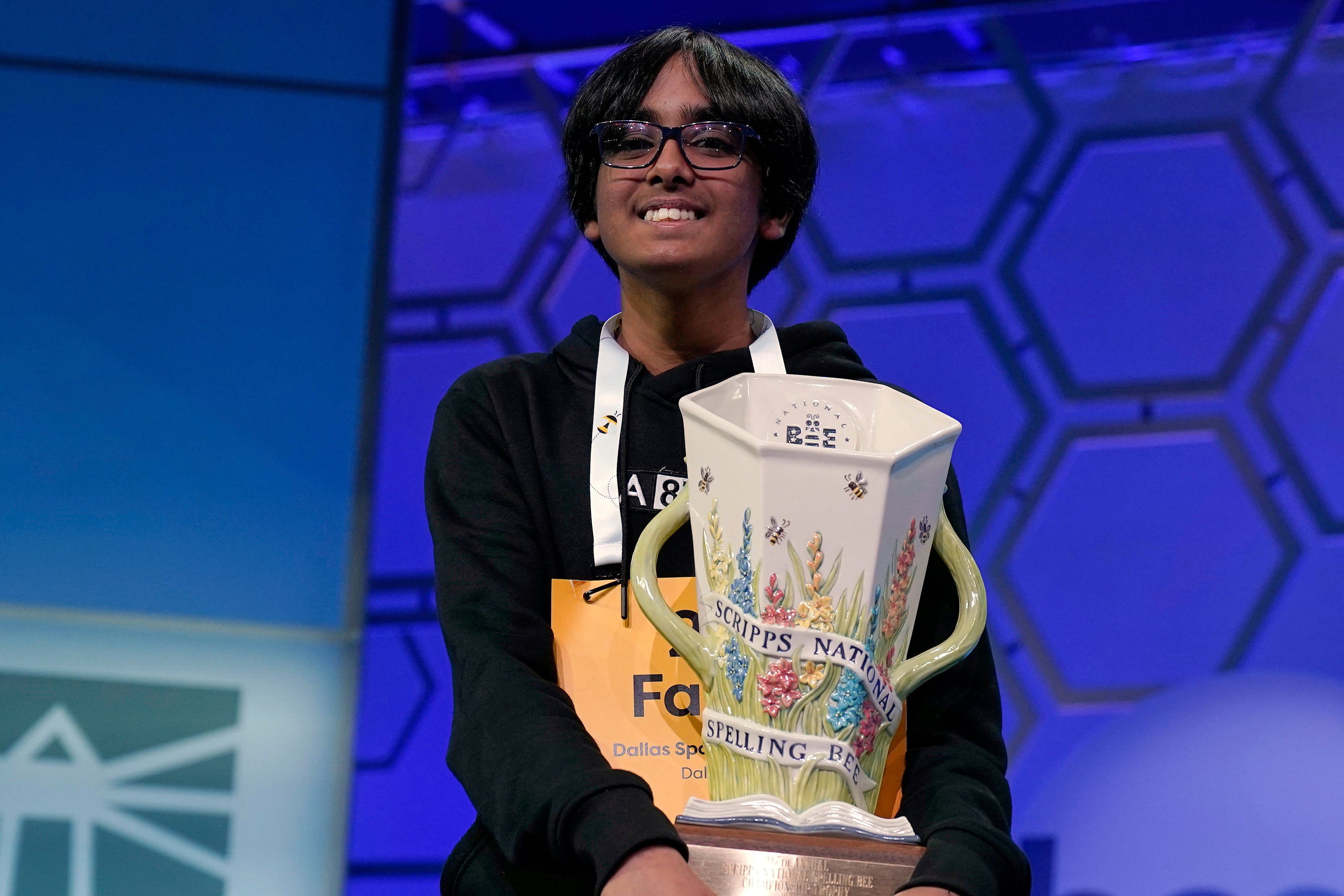 Faizan Zaki, 13, iz Teksasa, osvojio je 2025. Scripps National Spelling Bee