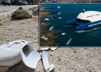 SRETNO MORE Akcija čišćenja luke i plaže Krilo Jesenice