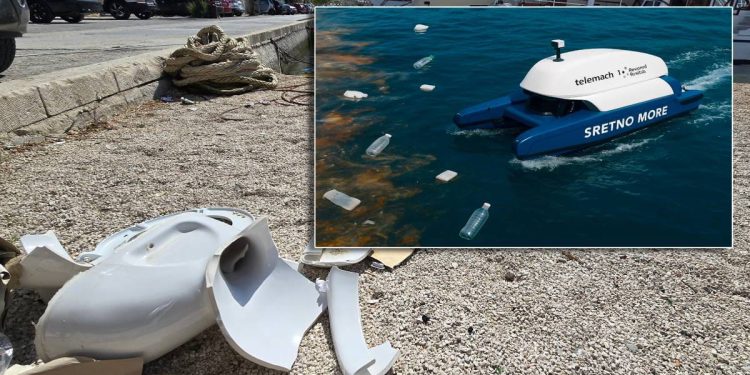 SRETNO MORE Akcija čišćenja luke i plaže Krilo Jesenice