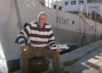 Šibenski pomorac izradio maketu broda Tijat