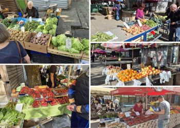 Subotnja vreva na splitskom Pazaru: Jagode skuplje nego lani, ali i dalje tražena poslastica