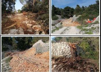 To nema veze s istinom, šire se protupožarni putevi, neće biti nikakve betonizacije!