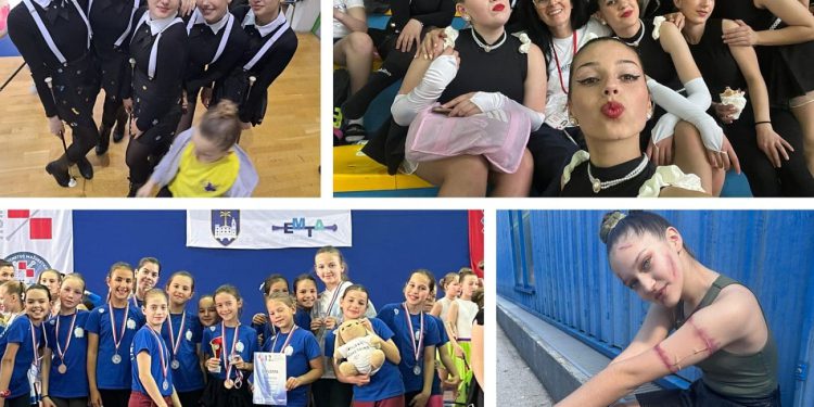 Triljske mažoretkinje oduševile u Crikvenici: Čak osam medalja na državnom prvenstvu i Europe Grand Prixu