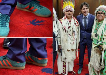 Trudeauove neonske tenisice ukraduju u središtu pozornosti tijekom posjeta Kanade kralja Charlesa