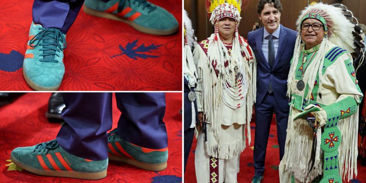 Trudeauove neonske tenisice ukraduju u središtu pozornosti tijekom posjeta Kanade kralja Charlesa