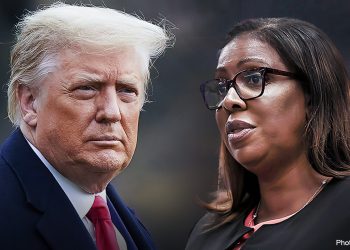 Trumpov navijač stoji do Letitia James, pita: “Hoćete li se ispričati?”