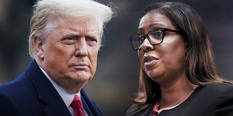 Trumpov navijač stoji do Letitia James, pita: “Hoćete li se ispričati?”