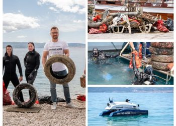 U velikoj akciji čišćenja plaže i luke Krilo Jesenice, prikupljeno preko tri tone otpada!