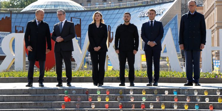 Ukrajinsko-rusko rat najnovije: Starmer se pridružuje svjetskim čelnicima u Kijevu kako bi gurnuo Putin da se složi 30-dnevno primirja